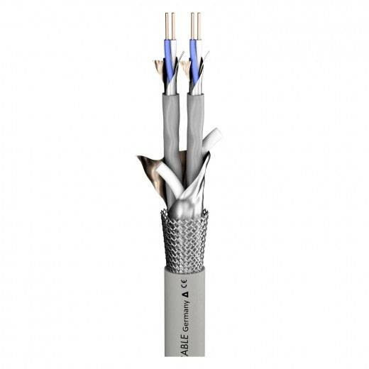 Sommer Cable 100-1156-02C Signalleitung 4 x 0.26 mm² Grau Meterware