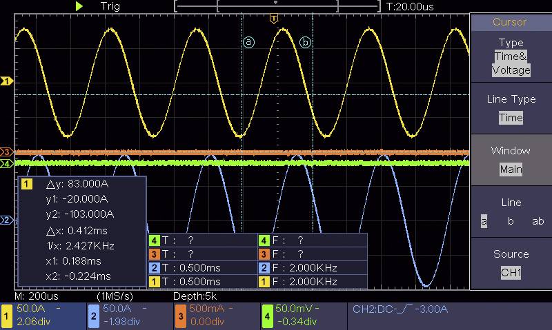 VOLTCRAFT DSO-2104 Digital-Oszilloskop kalibriert (ISO) 100MHz 4-Kanal 1 GSa/s 80 kpts 8 Bit Digital-Speicher (DSO) 1St.