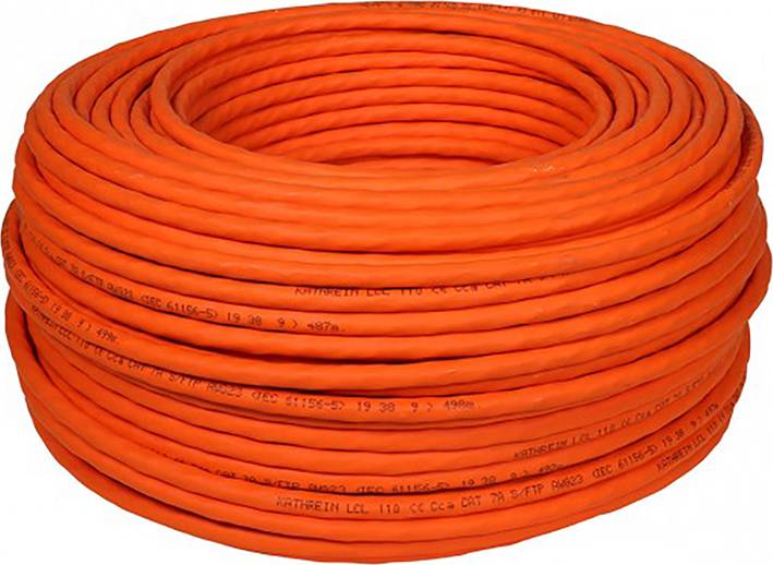Kathrein 215500001 Netzwerkkabel CAT 7a S/FTP 4 x 2 x 0.258mm² Orange 250m