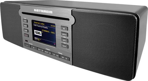 Kathrein DAB+ 100 Tischradio UKW, DAB+ DAB+, UKW, Bluetooth®, WLAN, CD Schwarz