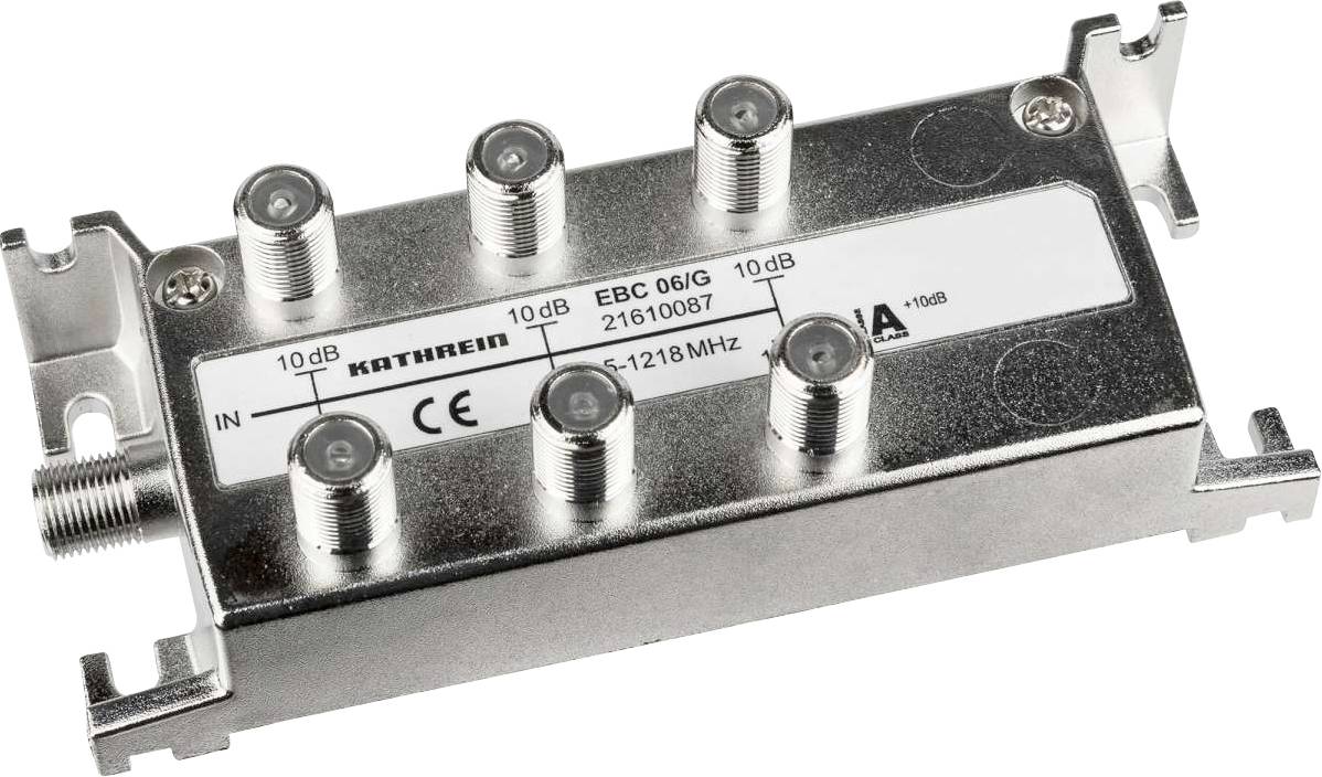 Kathrein EBC 06/G Kabel-TV Abzweiger 6-fach 5 - 1218 MHz