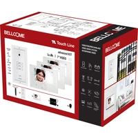 Bellcome Advanced 7" Video-Kit 3 Familie Video-Türsprechanlage Kabelgebunden Komplett-Set 20teilig Weiß Bellcome Advanced 7" Video-Kit 3 Familie Video-Türsprechanlage Kabelgebunden Komplett-Set 20teilig Weiß