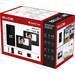 Bellcome Advanced 7" Video-Kit 2 Familie Video-Türsprechanlage Kabelgebunden Komplett-Set 14teilig Schwarz