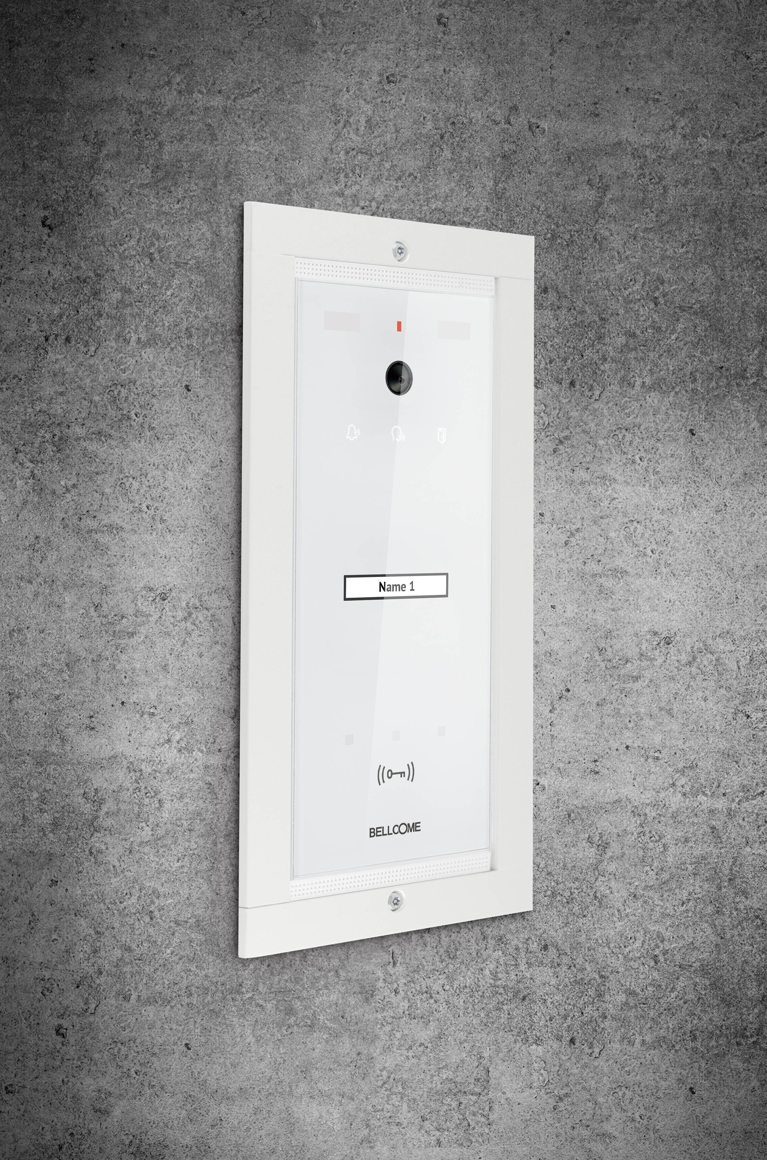 Bellcome Advanced Video-Türsprechanlage Kabelgebunden Außeneinheit 1 Stück Weiß