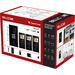 Bellcome Smart+ 3.5” Video-Kit 3 Familie Video-Türsprechanlage Kabelgebunden Komplett-Set 20teilig Schwarz