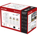 Bellcome Smart+ 3.5” Video-Kit 3 Familie Video-Türsprechanlage Kabelgebunden Komplett-Set 20teilig Weiß