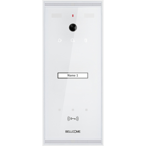 Bellcome Advanced Video-Türsprechanlage Kabelgebunden Außeneinheit 1 Stück Weiß