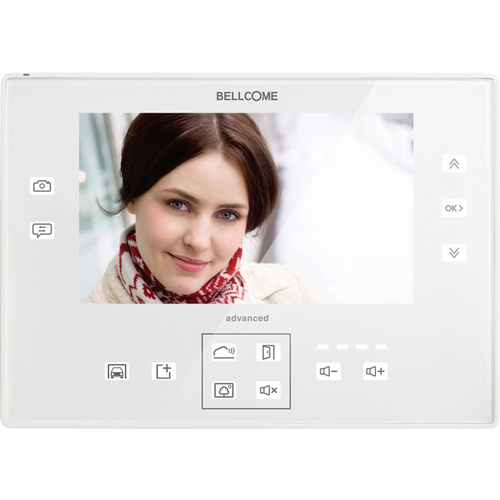 Bellcome Advanced 7" Video-Türsprechanlage Kabelgebunden Inneneinheit 1 Stück Weiß