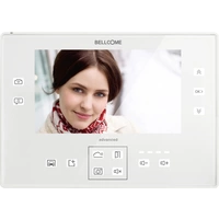 Bellcome Advanced 7" Video-Türsprechanlage Kabelgebunden Inneneinheit 1 Stück Weiß Bellcome Advanced 7" Video-Türsprechanlage Kabelgebunden Inneneinheit 1 Stück Weiß