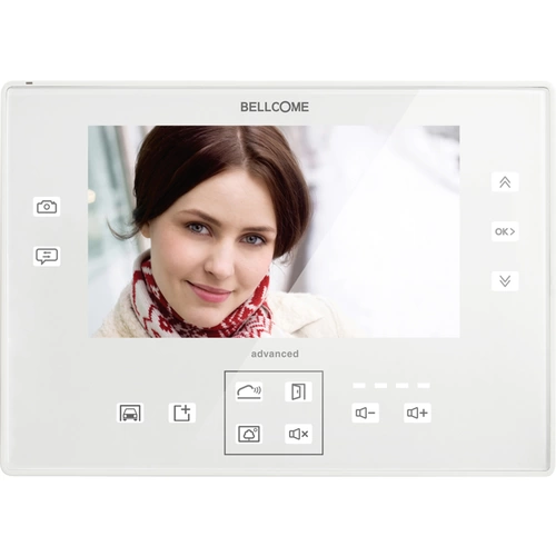 Bellcome Advanced 7" Video-Türsprechanlage Kabelgebunden Inneneinheit 1 Stück Weiß Bellcome Advanced 7" Video-Türsprechanlage Kabelgebunden Inneneinheit 1 Stück Weiß