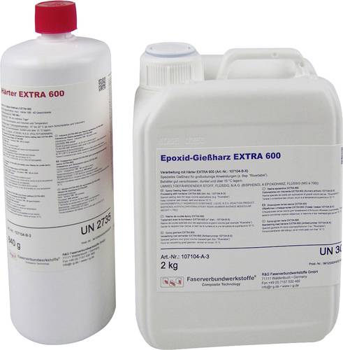107104-AP-4 EP-Gießharz (EXTRA 600) 2kg + Härter 840g 1 Set