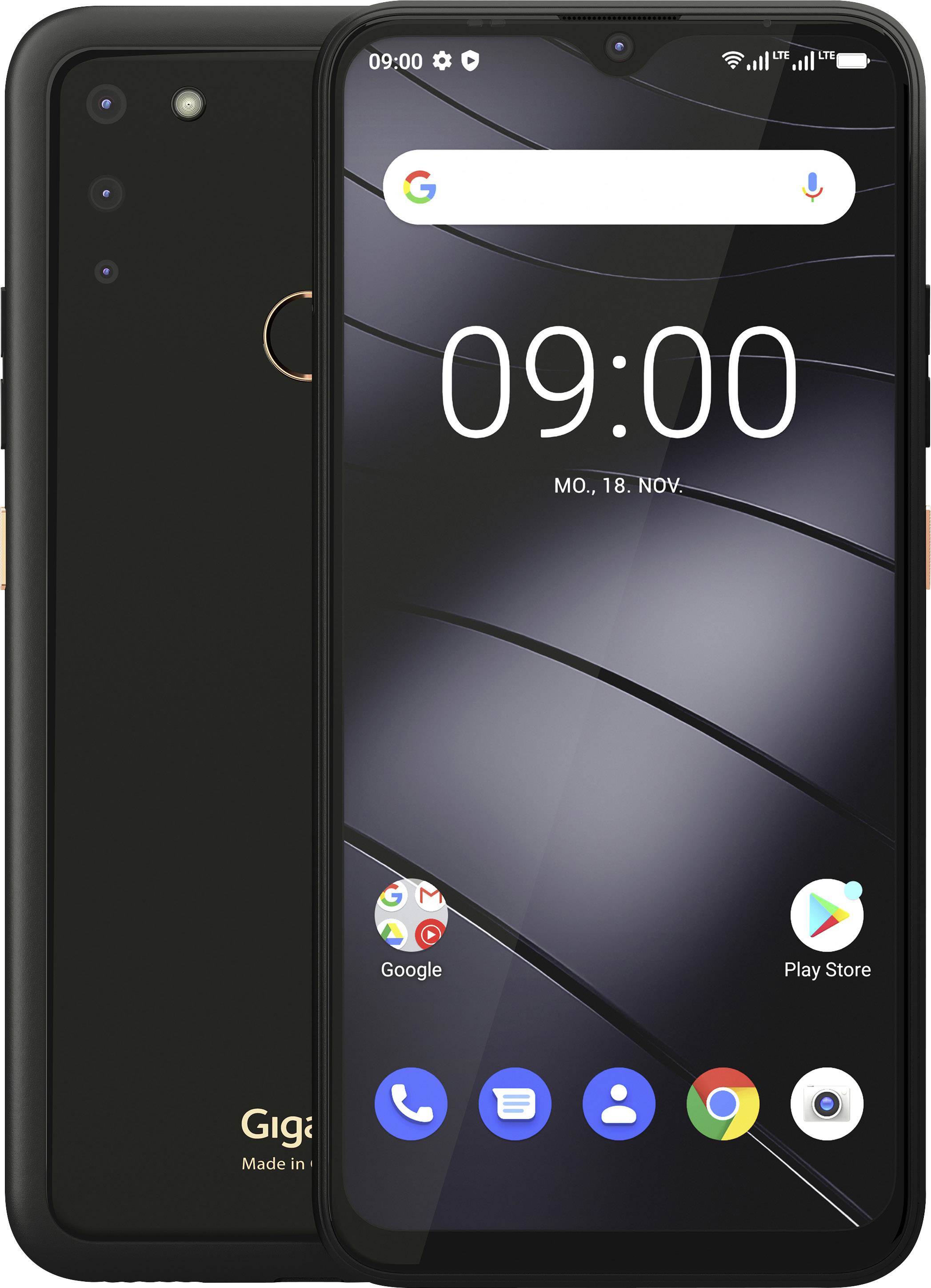 Gigaset GS4 Dual-SIM Smartphone 64 GB 6.3 Zoll (16 cm) Dual-SIM Android™ 10 Schwarz