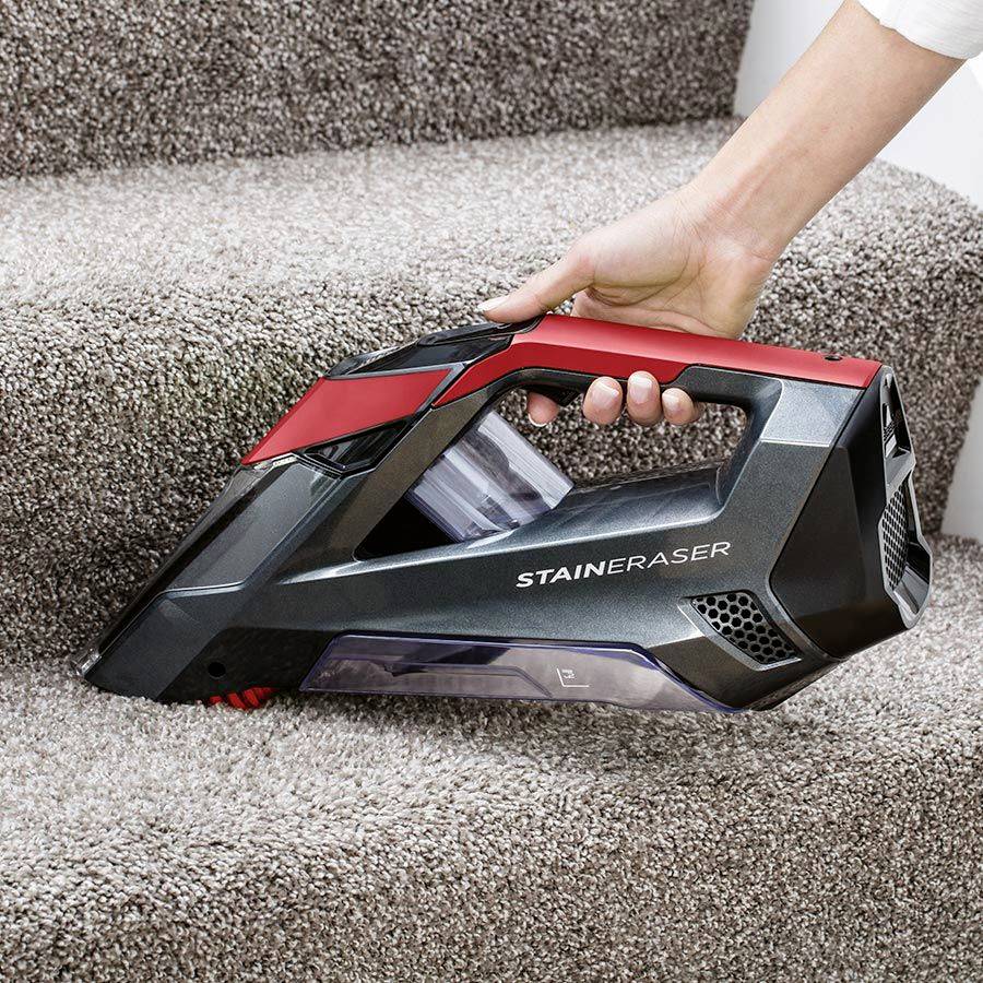 Bissell Stain Eraser Dampf 2005N Handstaubsauger Beutellos, mit Sprühbehälter, motorbetriebene Saugbürste