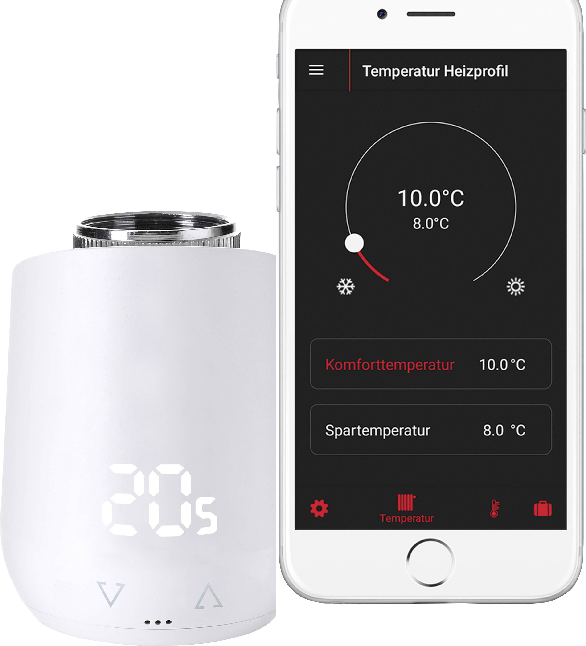 Eurotronic 700200 Comet Wifi Funk-Heizkörperthermostat elektronisch