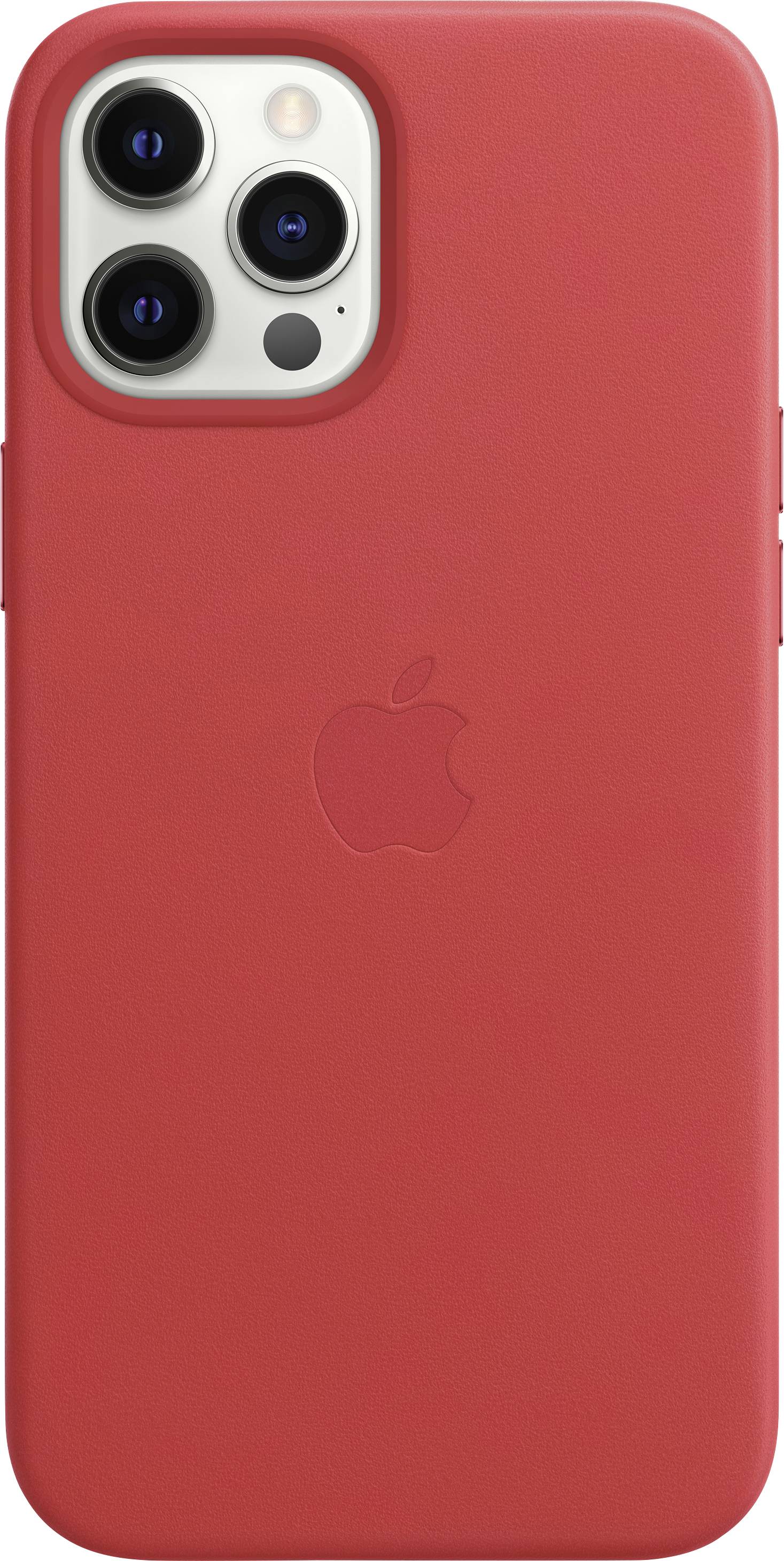 Apple iPhone 12 Pro Max Leder Case Leder Case Apple iPhone 12 Pro Max Rot MHKJ3ZM/A