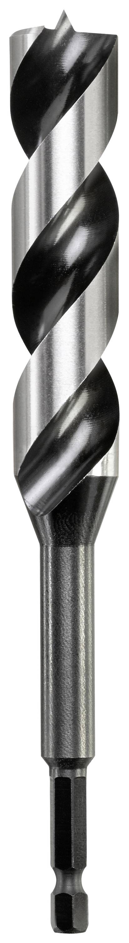 Ein Metallbohrer mit spiralförmigen Rillen. Geeignet zum Bohren von Löchern in Metall und anderen harten Materialien.