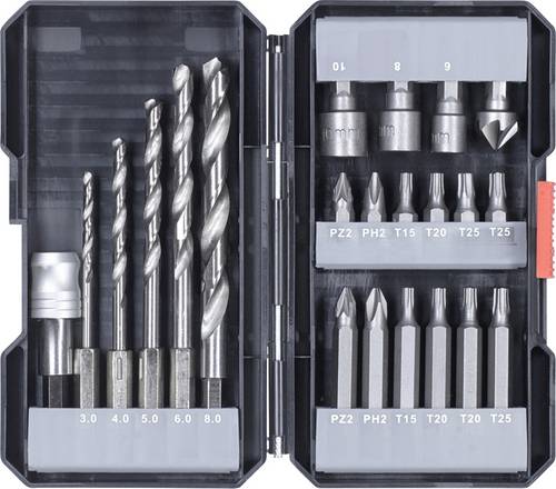 Kwb 108805 22teilig Bohrer- und Bit-Sortiment