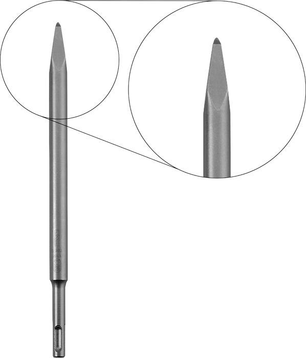 Kwb 247210 Spitzmeißel Gesamtlänge 250mm SDS-Plus 1St.