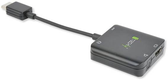 TECHly IDATA-HDMI-VGA8 HDMI / Stereo Cinch (R/L) / Toslink / USB Adapter [1x HDMI-Stecker - 1x HDMI-Buchse] Schwarz