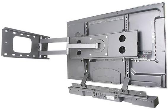 TECHly ICA-PLB-102S Soundbar-Halterung Starr Schwarz 1 St.