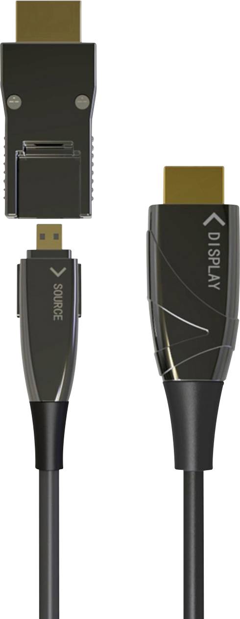 TECHly HDMI Anschlusskabel 10.00 m Schwarz ICOC-HDMI-HY2D-010 HDMI-Kabel