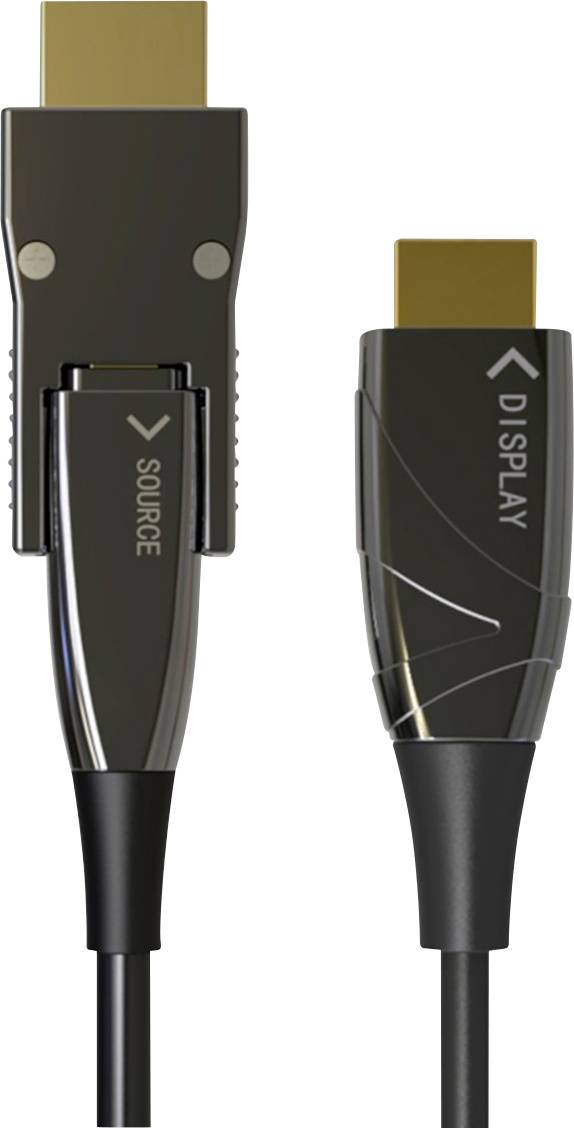TECHly HDMI Anschlusskabel 10.00 m Schwarz ICOC-HDMI-HY2D-010 HDMI-Kabel