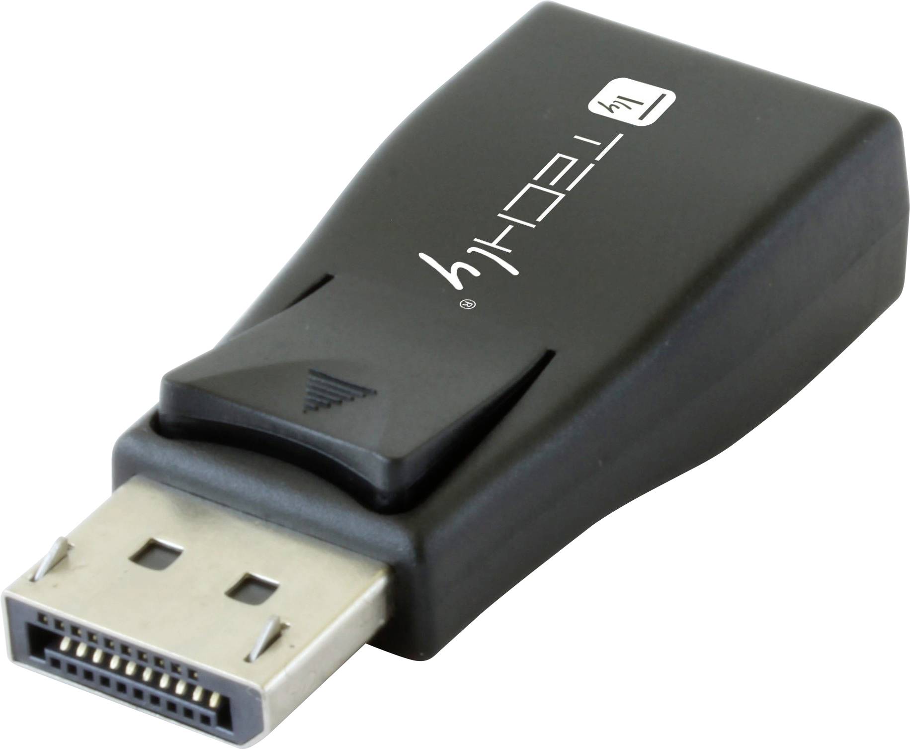 TECHly IADAP-DSP-230T DisplayPort / VGA Adapter [1x DisplayPort Stecker - 1x VGA-Buchse] Schwarz