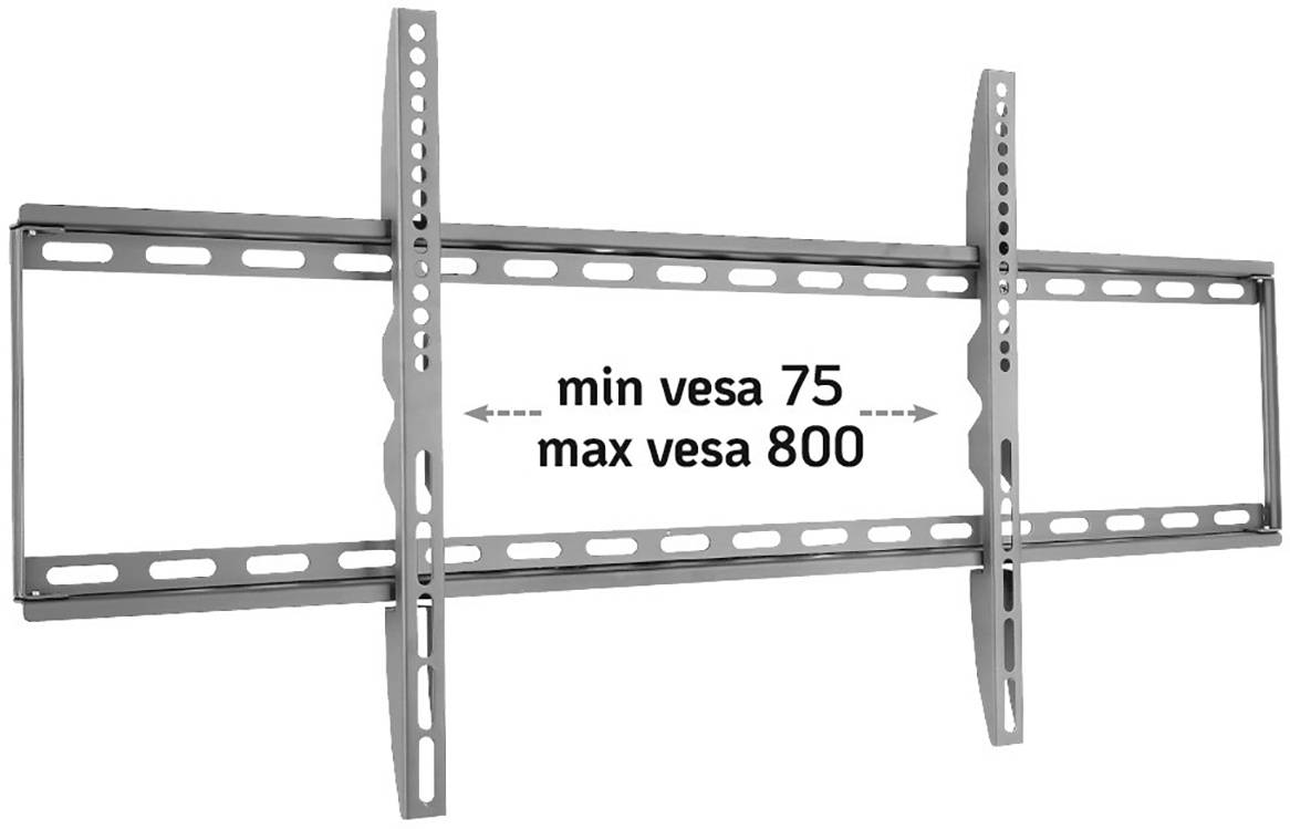 TECHly ICA-PLB-162XL TV-Wandhalterung 106,7 cm (42") - 203,2 cm (80") Starr Integrierte Wasserwaage