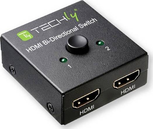 TECHly IDATA-HDMI-22BI2 HDMI-Switch LED-Anzeige 3840 x 2160 Pixel