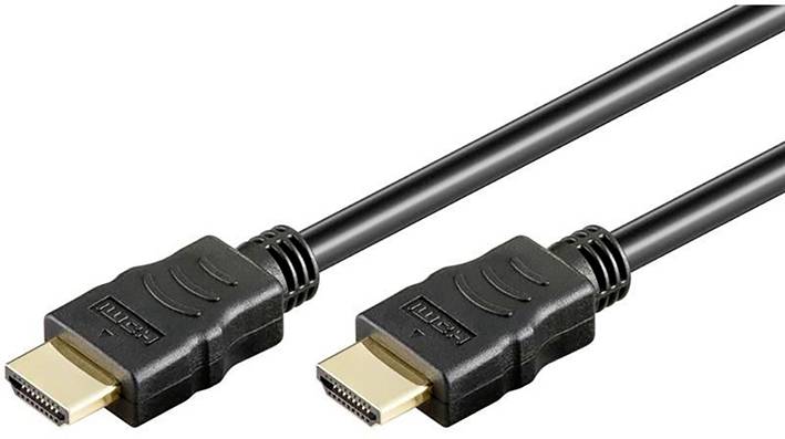 TECHly HDMI Anschlusskabel HDMI-A Stecker, HDMI-A Stecker 1.00 m Schwarz ICOC-HDMI-4-010NE HDMI-Kabel