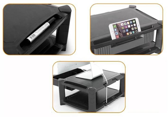 TECHly ICA-MS-401 Monitor-Standfuß 1 33,0 cm (13") - 81,3 cm (32") Stand