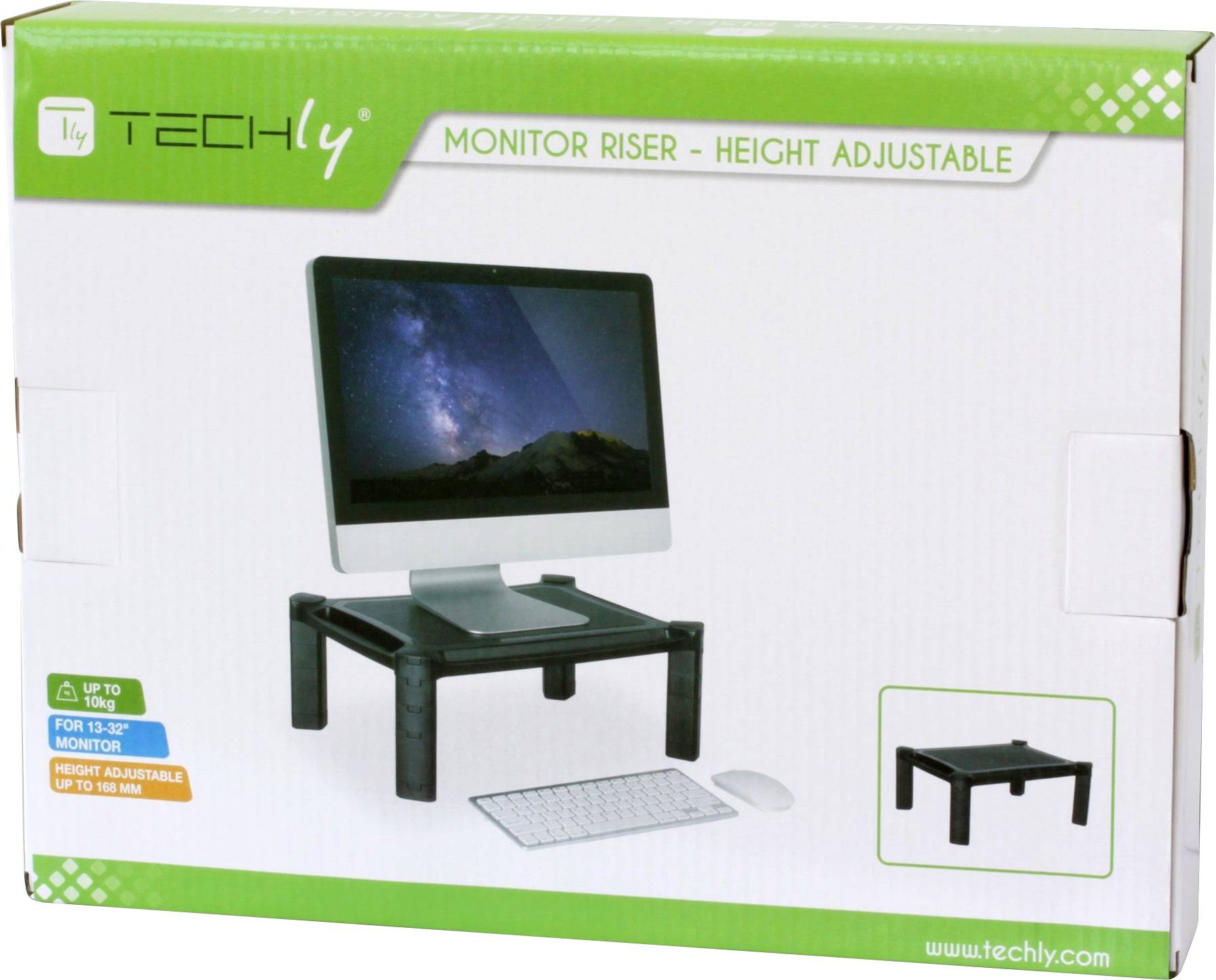 TECHly ICA-MS-401 Monitor-Standfuß 1 33,0 cm (13") - 81,3 cm (32") Stand