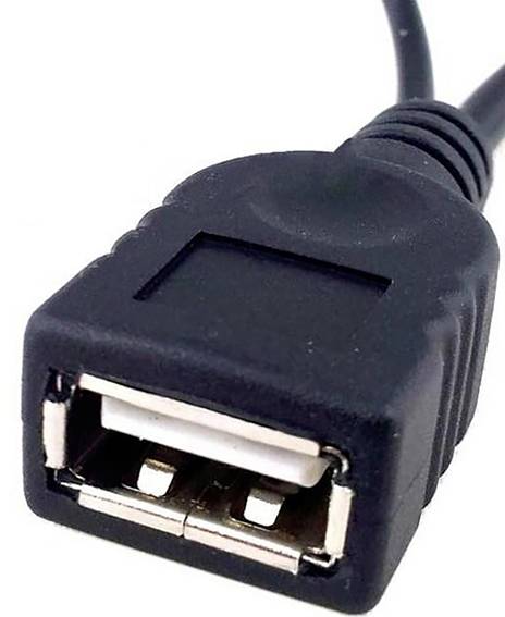 TECHly USB-Kabel USB 2.0 USB-A Buchse, USB-Micro-B Stecker 0.30 m Schwarz ICOC-MUSB-MC2