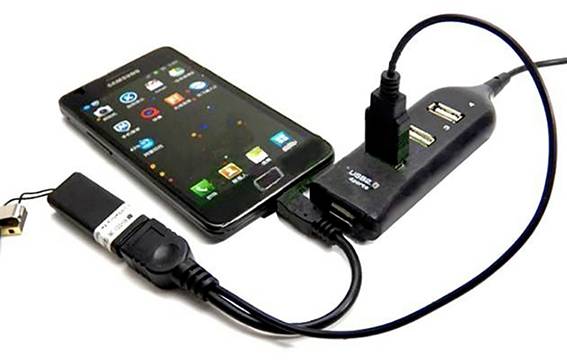 TECHly USB-Kabel USB 2.0 USB-A Buchse, USB-Micro-B Stecker 0.30 m Schwarz ICOC-MUSB-MC2