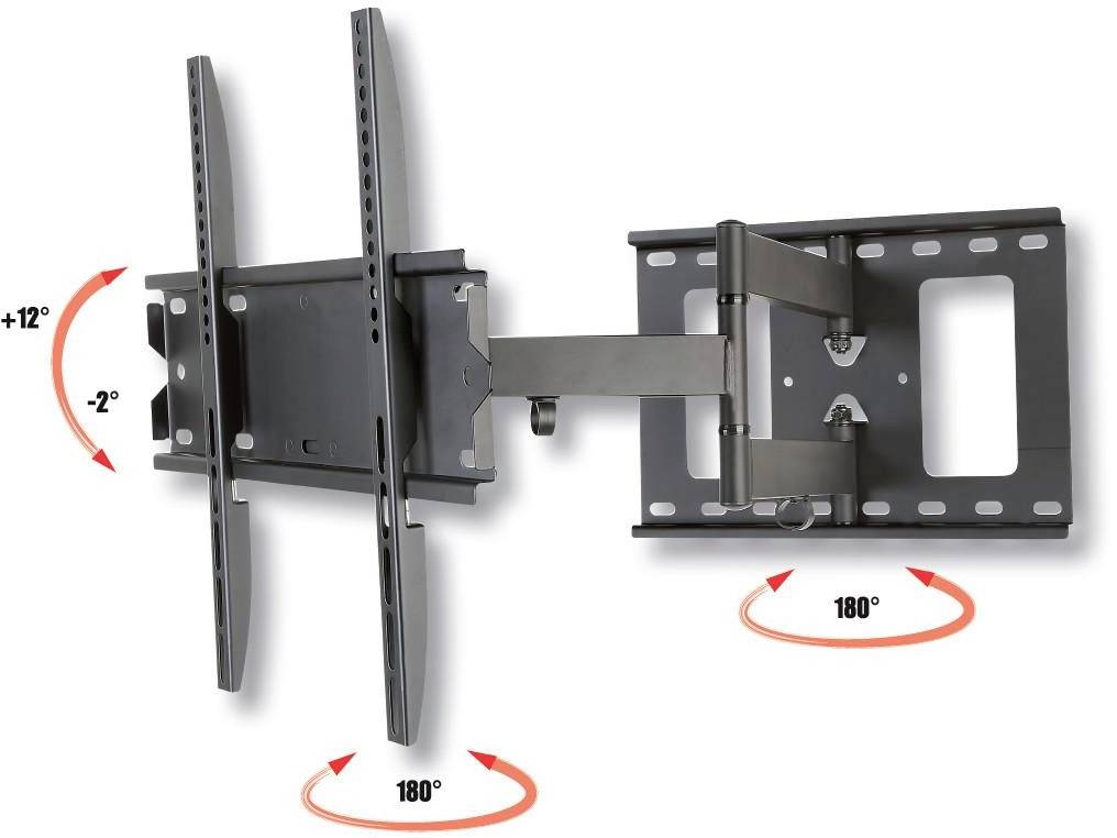 TECHly ICA-PLB-148M TV-Wandhalterung 58,4 cm (23") - 139,7 cm (55") Neigbar, Schwenkbar, Rotierbar