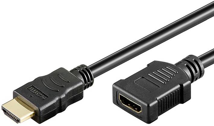TECHly HDMI Anschlusskabel 7.50m Schwarz ICOC-HDMI-4-EXT075 HDMI-Kabel