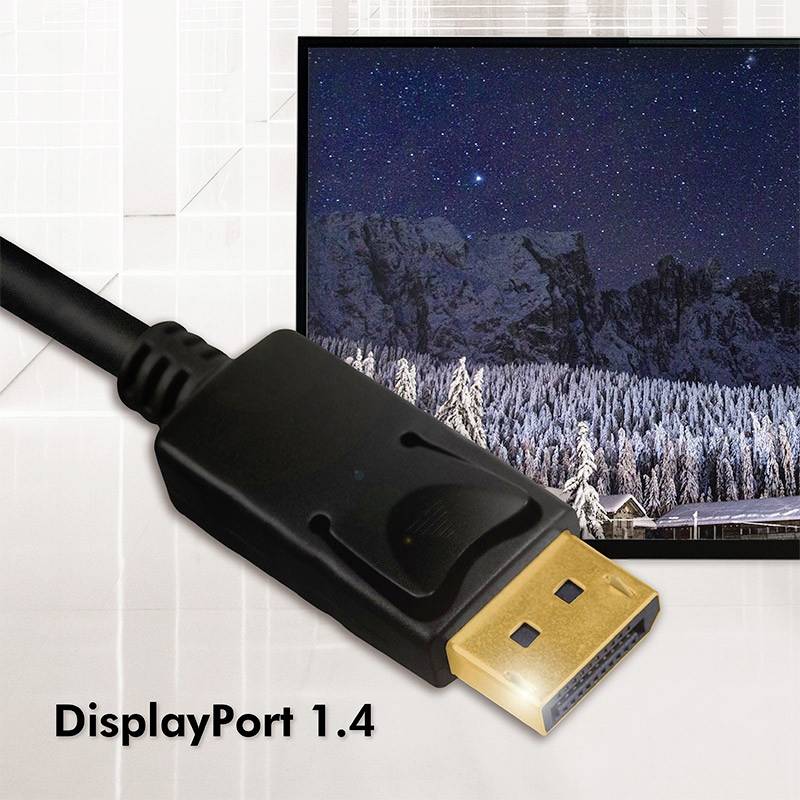 TECHly DisplayPort Anschlusskabel 3.00m Schwarz ICOC-DSP-A14-030NT DisplayPort-Kabel