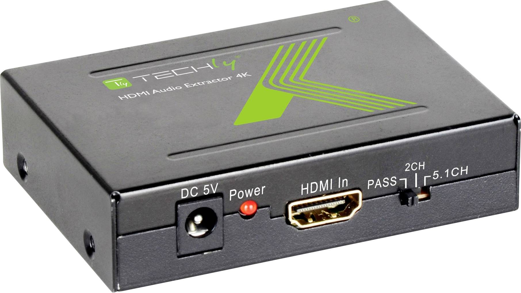 TECHly AV Konverter IDATA-HDMI-EA [HDMI, Toslink, Cinch - HDMI, Toslink] 1920 x 1080 Pixel, 1280 x 720 Pixel, 704 x 576 Pixel