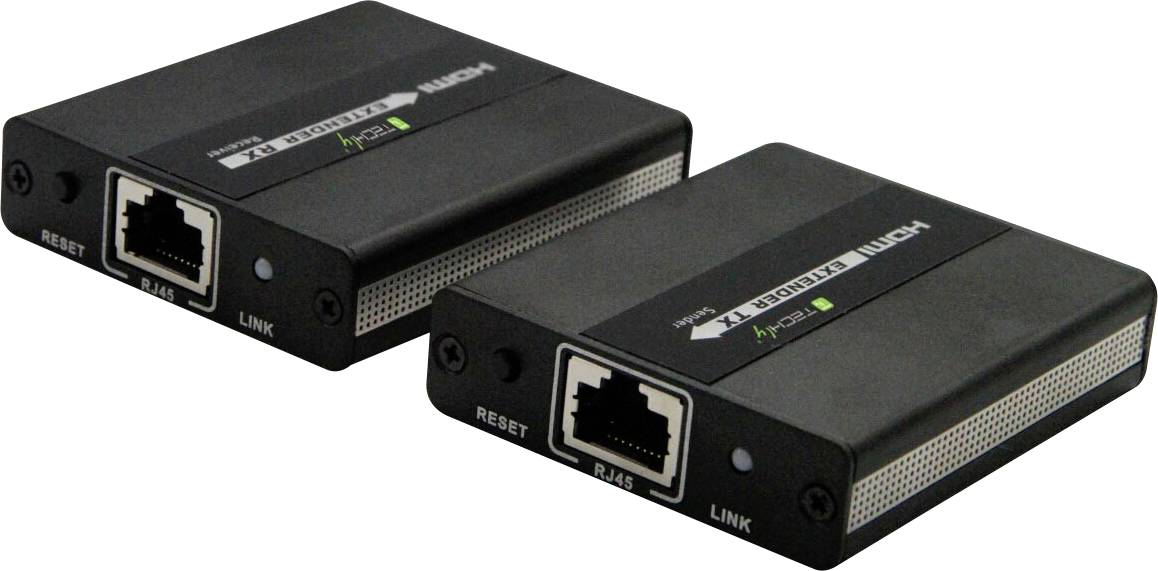 TECHly IDATA-EXT-E71 HDMI®, RJ45 Extender (Verlängerung) über Netzwerkkabel RJ45 120 m