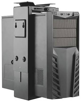 TECHly PC Halterung Tisch/Wand ICA-CS-66 ICA-CS-66 Schwarz Belastbar bis=10 kg