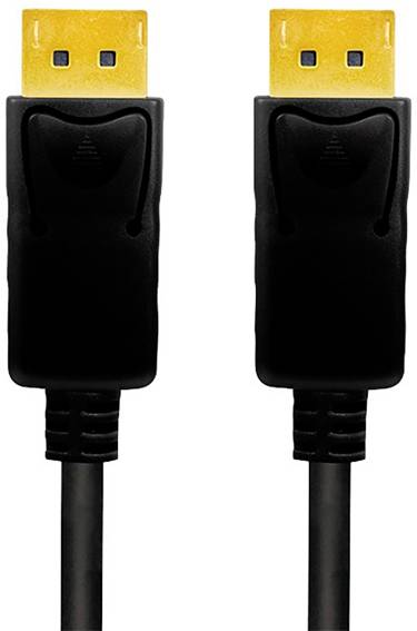TECHly DisplayPort Anschlusskabel DisplayPort Stecker, DisplayPort Stecker 1.00 m Schwarz ICOC-DSP-A14-010NT 8K UHD DisplayPort-Kabel