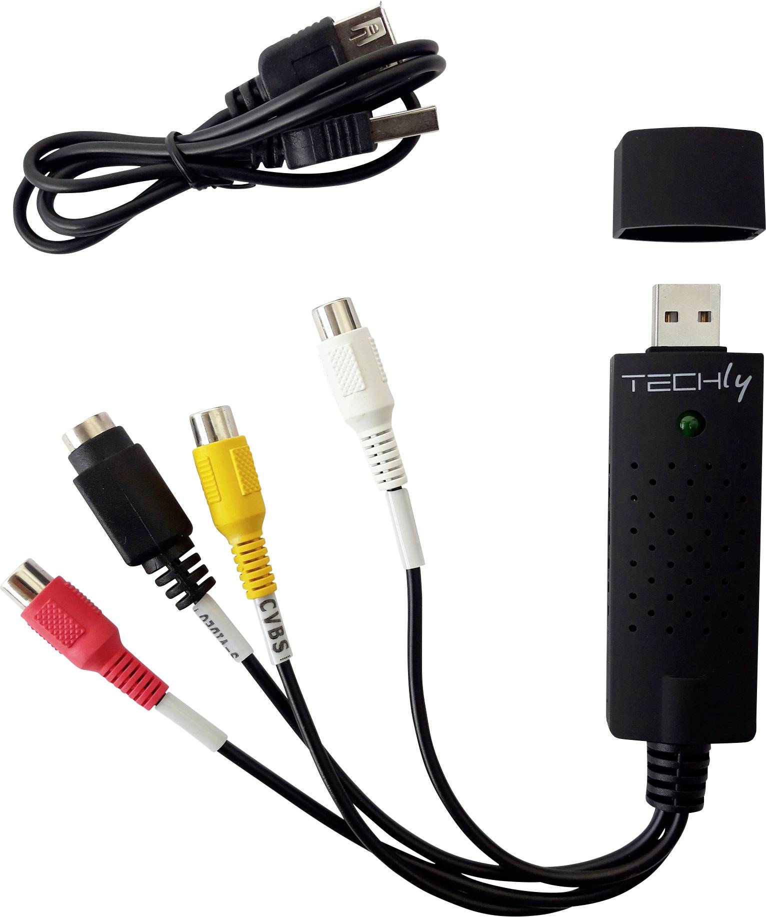 TECHly I-USB-VIDEO-700TY Video Grabber Plug und Play, inkl. Video-Bearbeitungssoftware