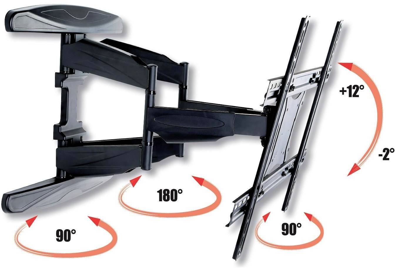 TECHly ICA-PLB-172L TV-Wandhalterung 101,6 cm (40") - 203,2 cm (80") Neigbar, Schwenkbar
