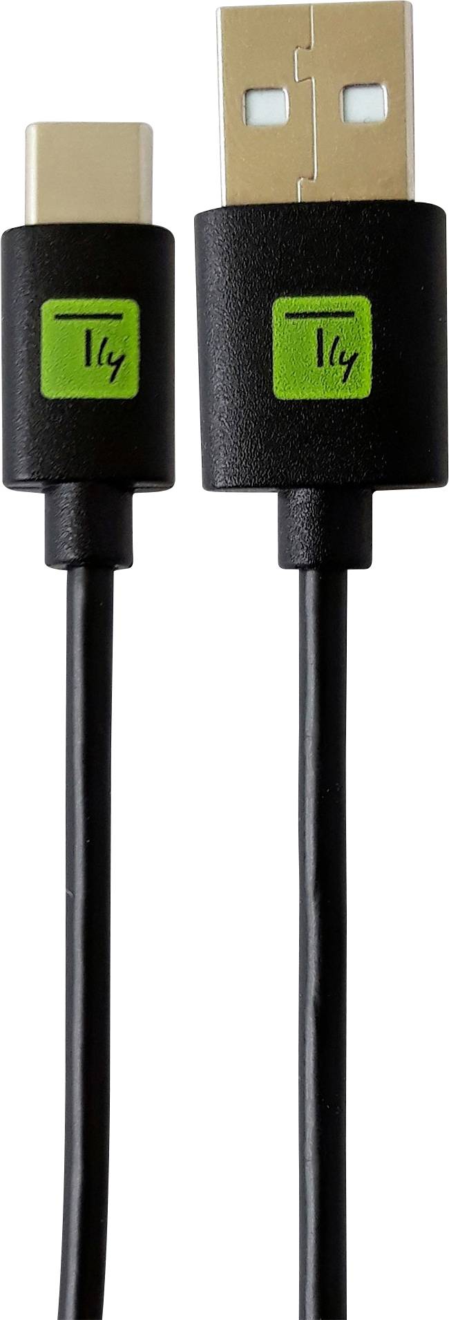 TECHly USB-Kabel USB-C® Stecker, USB-A Stecker 0.10 m Schwarz ICOC-MUSB20-CMAM01T