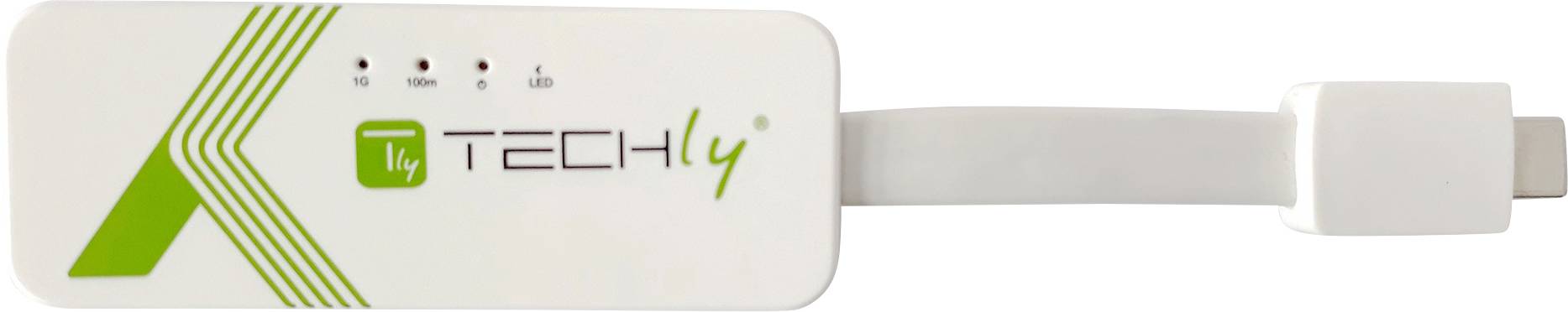 TECHly IADAP-USB31-ETGIGA3 Adapter 5 GBit/s USB-C® USB 3.2 (Gen 2), RJ45