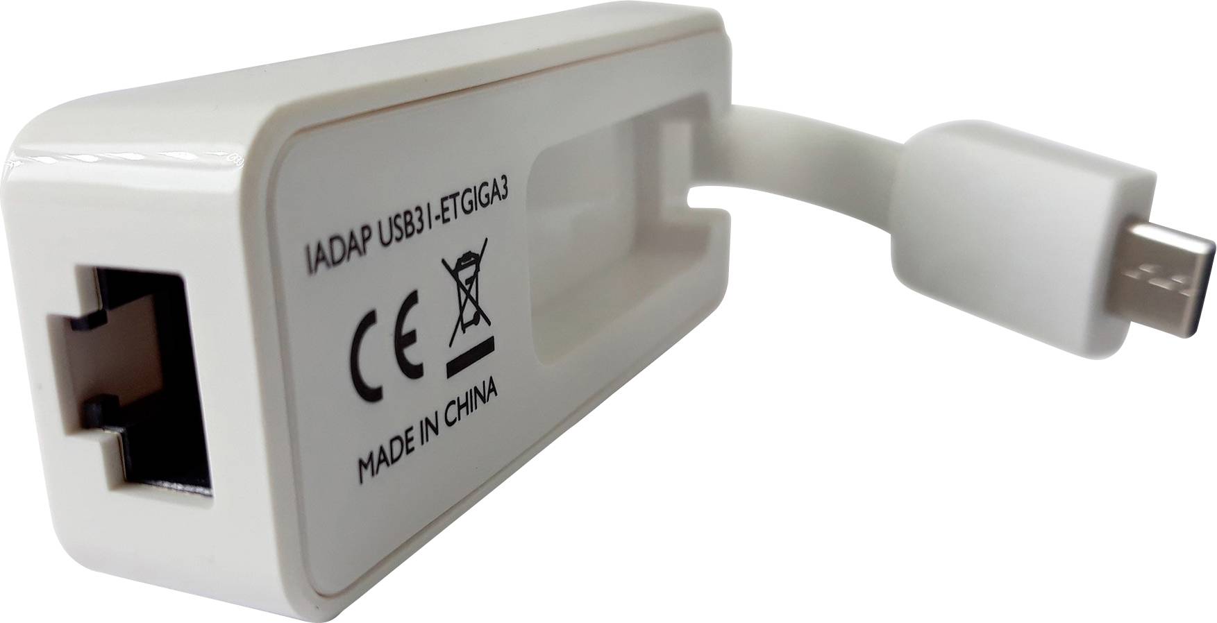 TECHly IADAP-USB31-ETGIGA3 Adapter 5 GBit/s USB-C® USB 3.2 (Gen 2), RJ45
