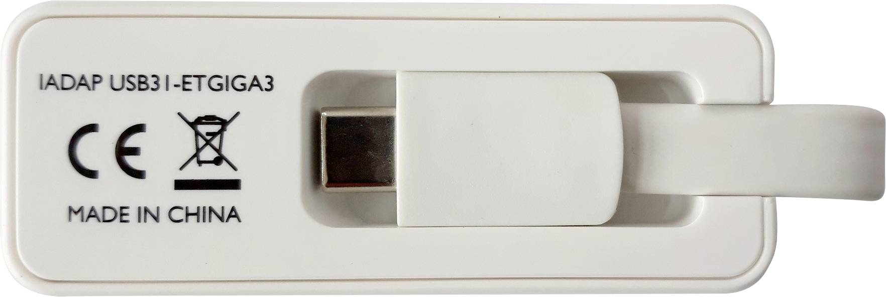 TECHly IADAP-USB31-ETGIGA3 Adapter 5 GBit/s USB-C® USB 3.2 (Gen 2), RJ45