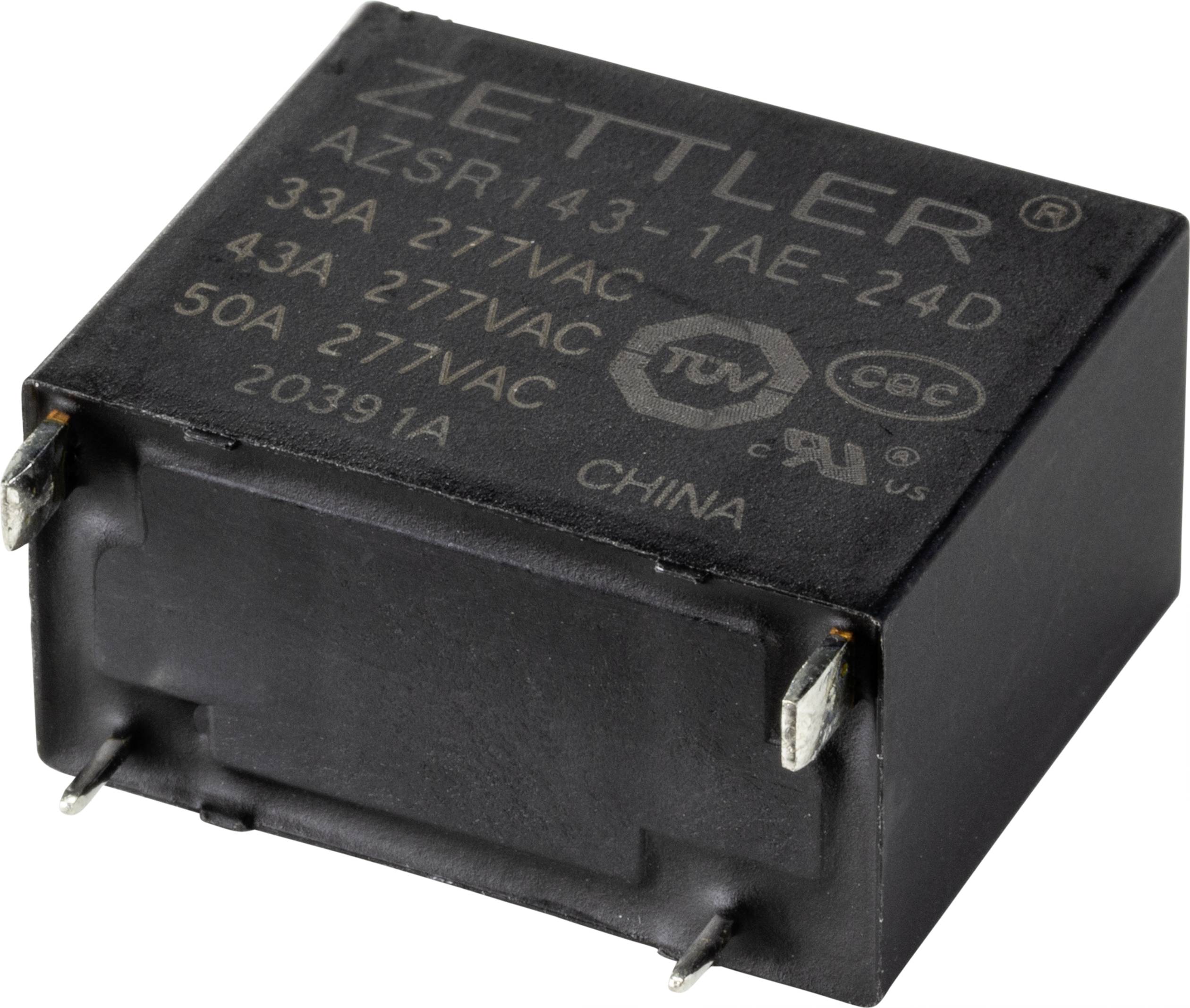 Zettler Electronics AZSR143-1AE-24D Powerrelais 24 V/DC 50A 1 Schließer 1St.
