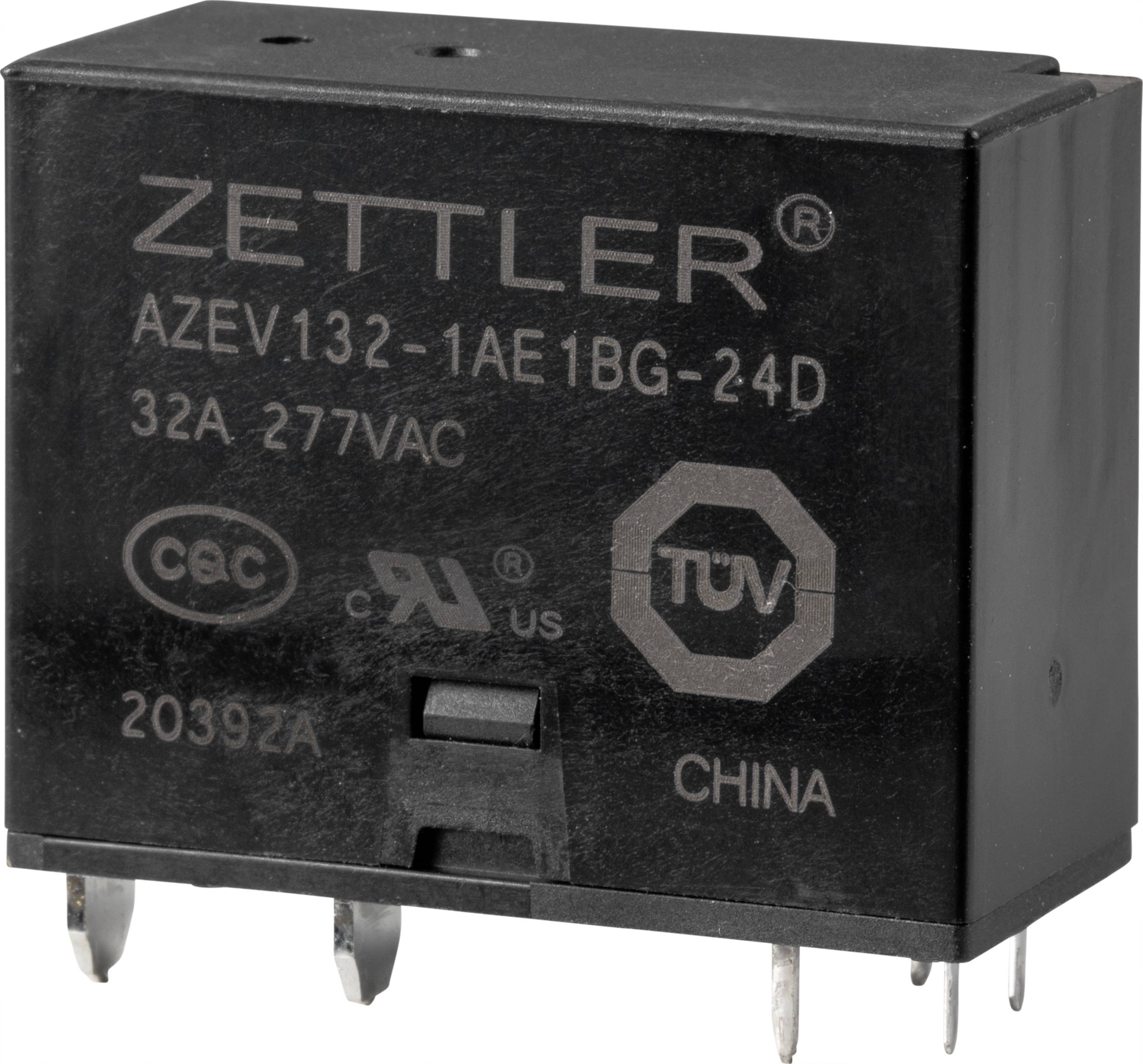 Zettler Electronics AZEV132-1AE1BG-24D Powerrelais 24 V/DC 32A 1 Schließer 1St.