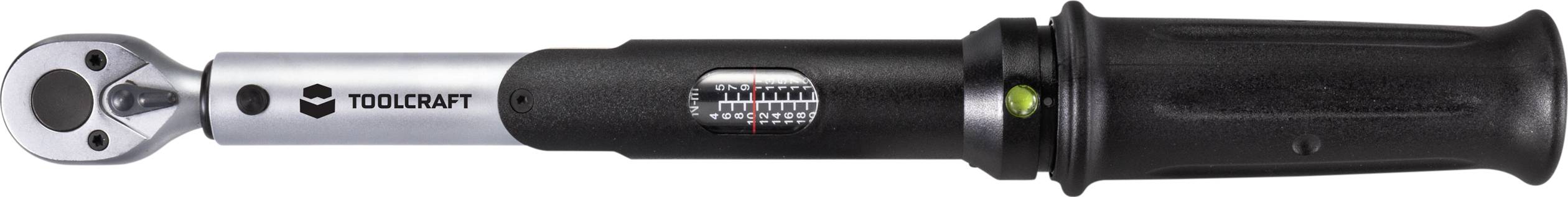 TOOLCRAFT TO-6928026 Drehmomentschlüssel mit Umschaltknarre 1/4" (6.3 mm) 4 - 20 Nm